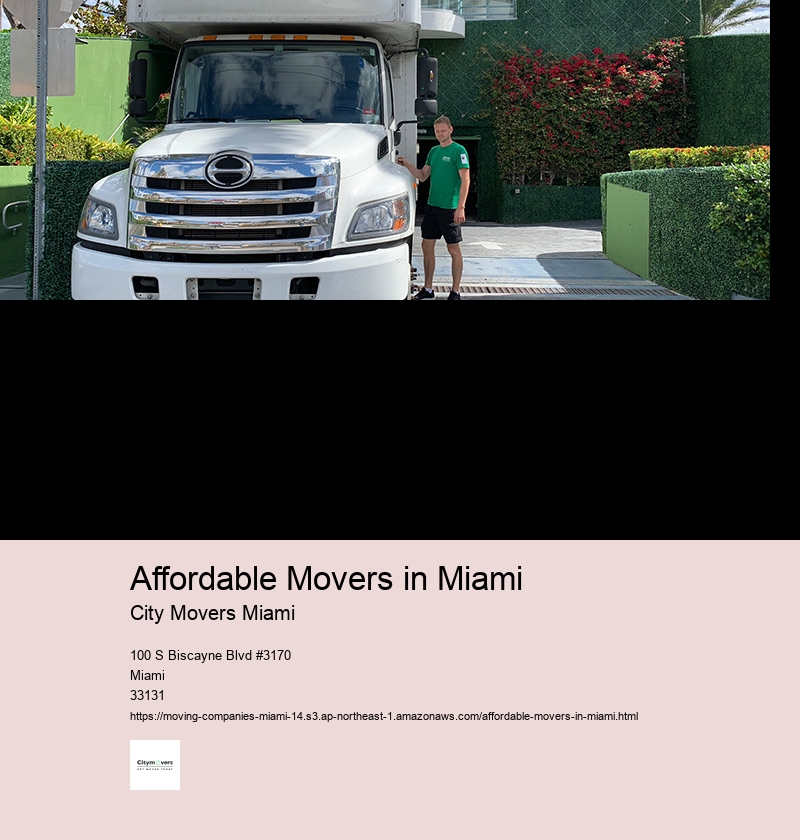 Affordable Movers in Miami